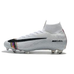 fodboldstøvler Nike Mercurial Superfly 6 Elite FG - Sølv Hvid Sort_2.jpg